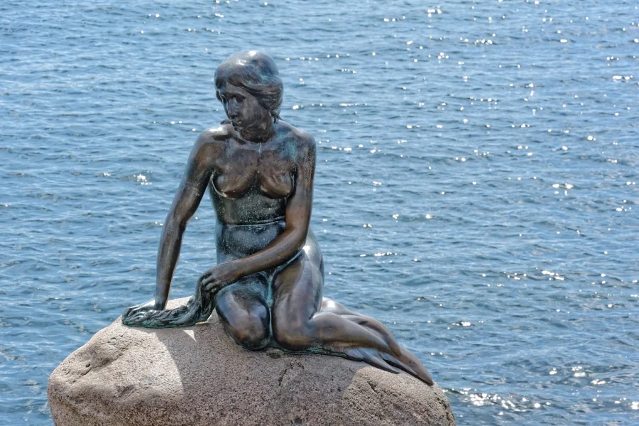 The little mermaid in Copenhagen
